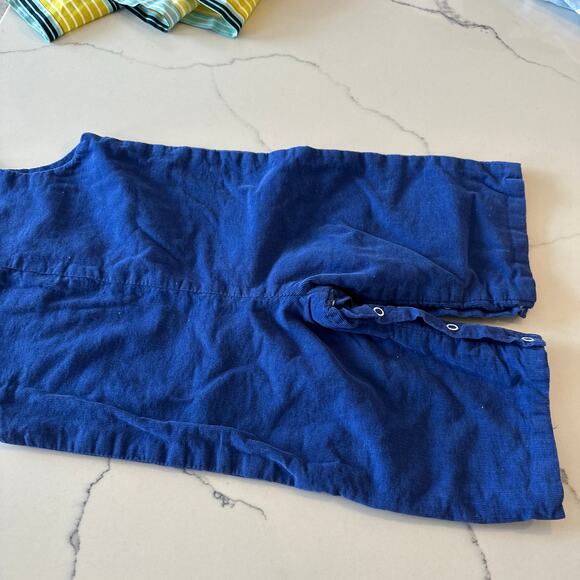 Secret Wishes Blue Gingham Smocked Alligator Longall - 12M - Picture 7 of 7